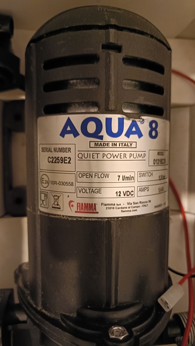 Pompa Acqua Fiamma Aqua8 - Presostato