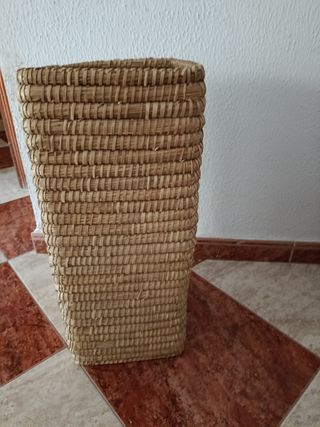 Cesto mimbre Zara Home beige