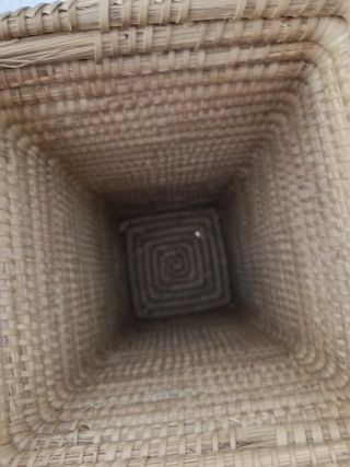 Cesto mimbre Zara Home beige