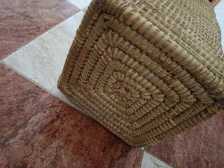 Cesto mimbre Zara Home beige