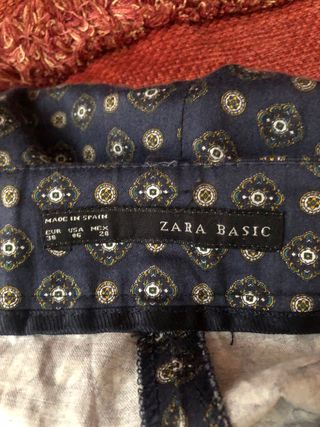 Pantaloni Zara, tg M - Blu