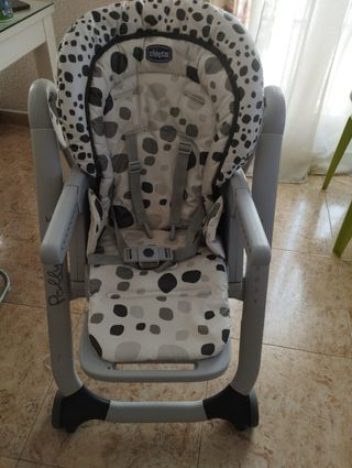 Trona Chicco Polly - Gris con lunares