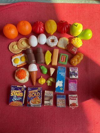 Comida juguete vintage
