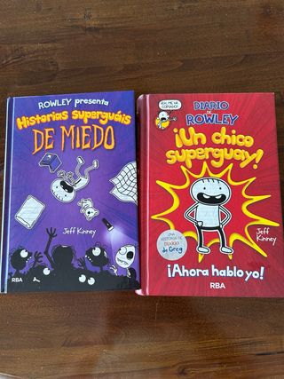 Par de Libros el Diario de Rowley