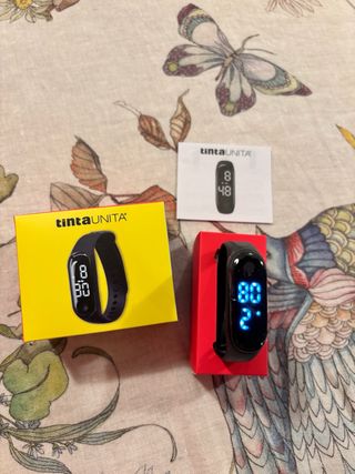 Digital watch Tinta Unita nero nuovo