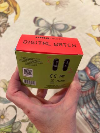 Digital watch Tinta Unita nero nuovo