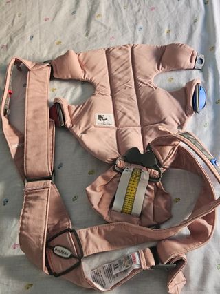 Mochila portabebés Babybjörn Mini Rosa