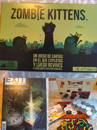 ✅ Juegos de mesa: Zombie Kittens, Exit y Tantrix