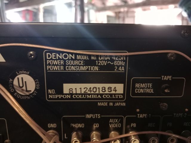 Denon DRA-435R amplificador HiFi