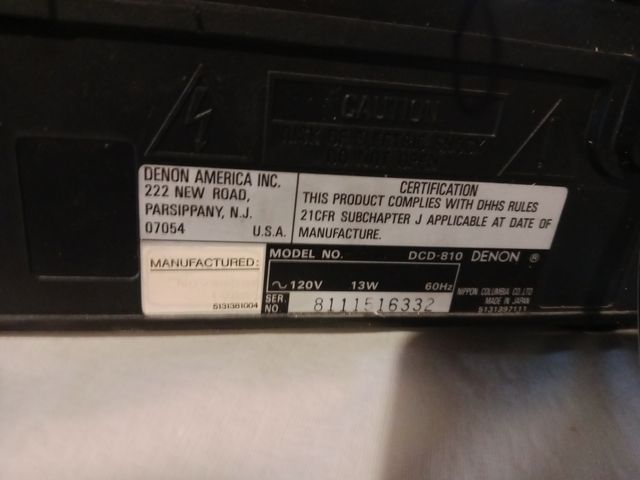 Denon DRA-435R amplificador HiFi