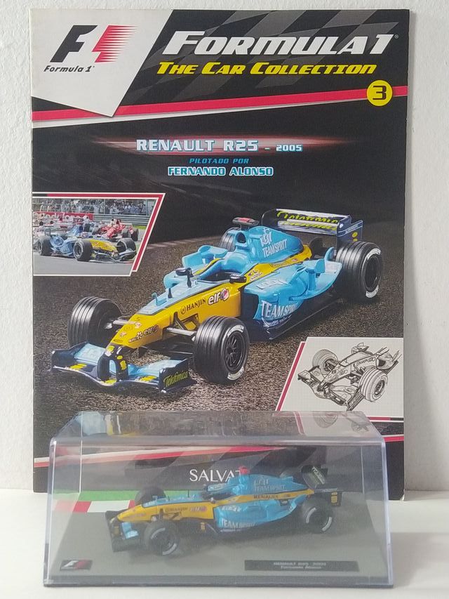 Renault R25 a escala 1:43 (Salvat)