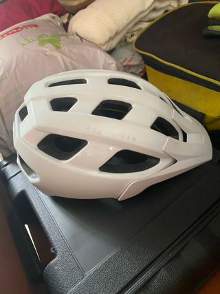 Casco bici Rockrider blanco