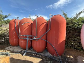 4 Depósitos Agua - Rojos