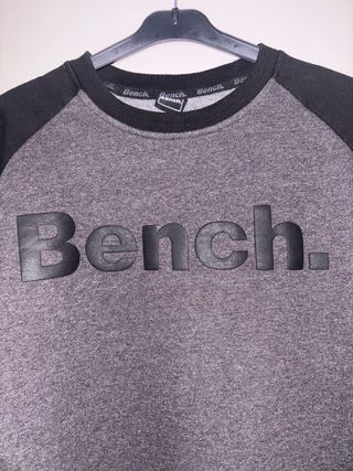 Sudadera Bench gris-negra