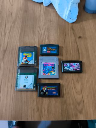6 juegos Game Boy y GBA