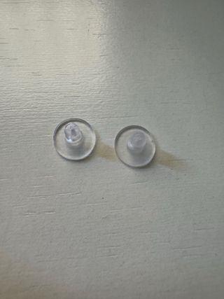 Pendientes ACUS dorados con piedras verdes