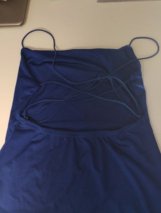 Vestido corto azul