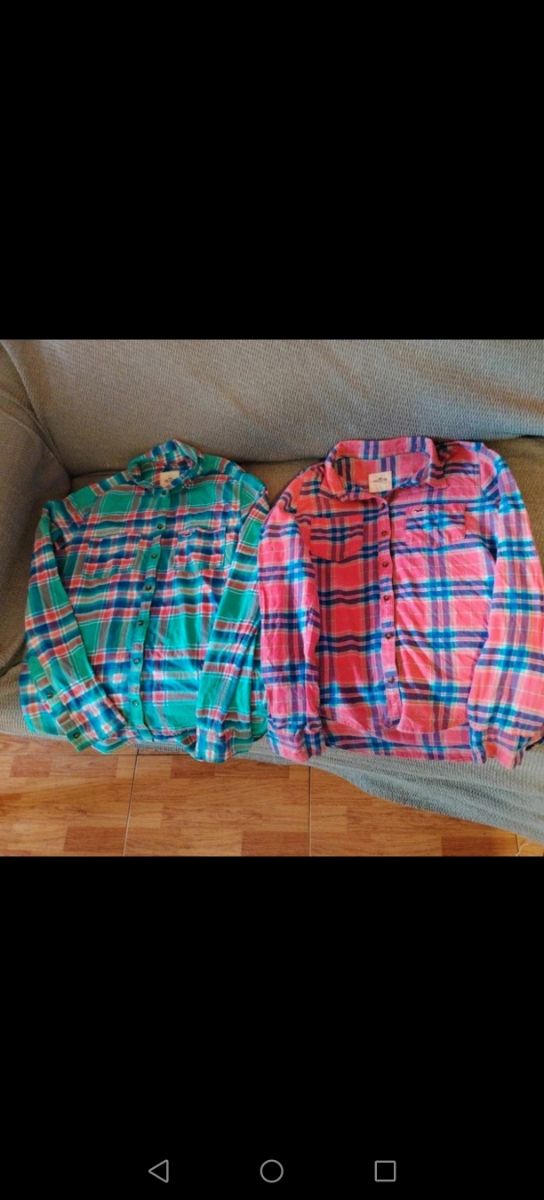 2 Camisas Hollister cuadros