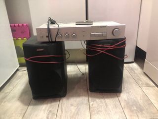 Equipo de música HiFi con altavoces Sony + Bluthoo