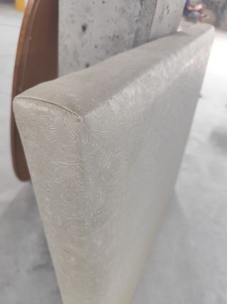 Cabecero Cama Diseño Floral Grabado