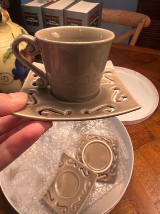 Juego de café en caja regalo