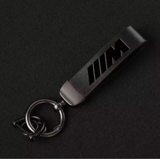 Llavero BMW M - Piel color negro 
