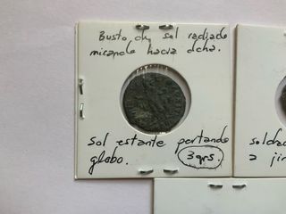 3 Monedas Romanas - Constantinvs I, II & Licinius