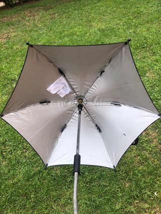 Sombrilla carro bebé Bugaboo proteccion solar UPF 