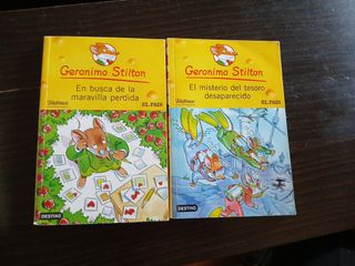 GERONIMO STILTON, 6 libros distintos