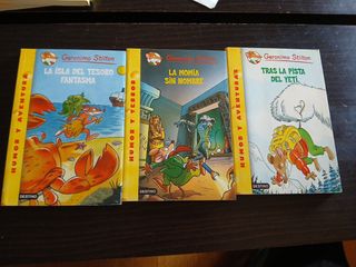 GERONIMO STILTON, 6 libros distintos