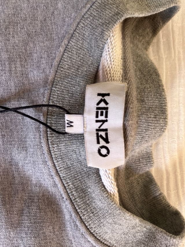 Sudadera KENZO gris y roja
