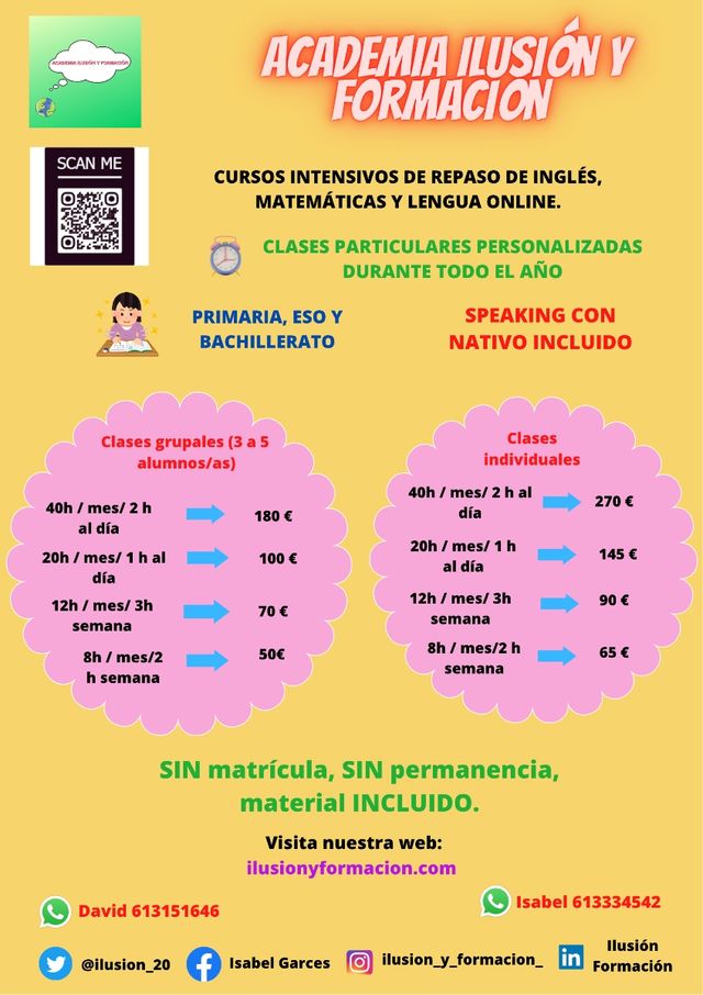 Clases particulares online