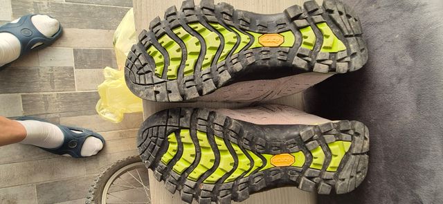 Scarpe trekking Aku beige-verdi