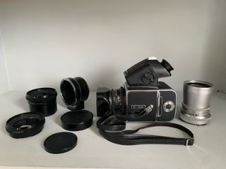 Hasselblad 500 C+ 80 mm+50 mm+ varios