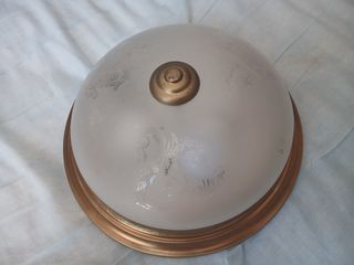 Lampara techo dormitorio - dorada