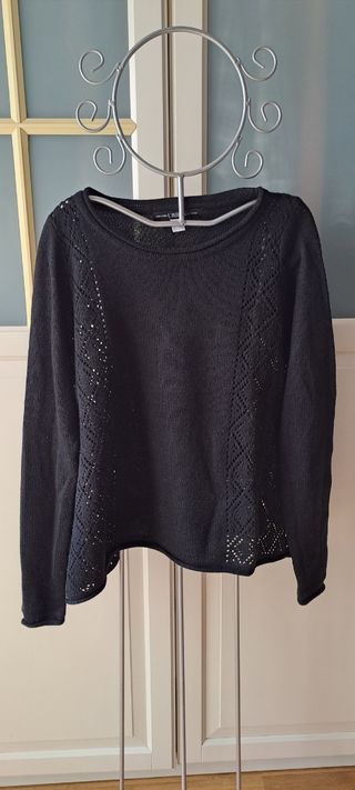 Jersey negro de punto