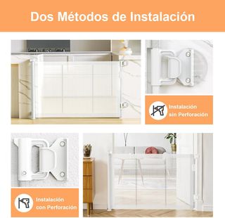 Puerta seguridad bebé extensible 0-150cm