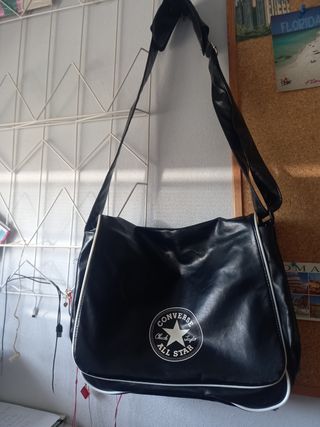Bolso bandolera Converse negro
