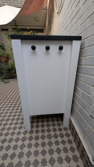 Cajonera 3 cajones - Blanco/Negro