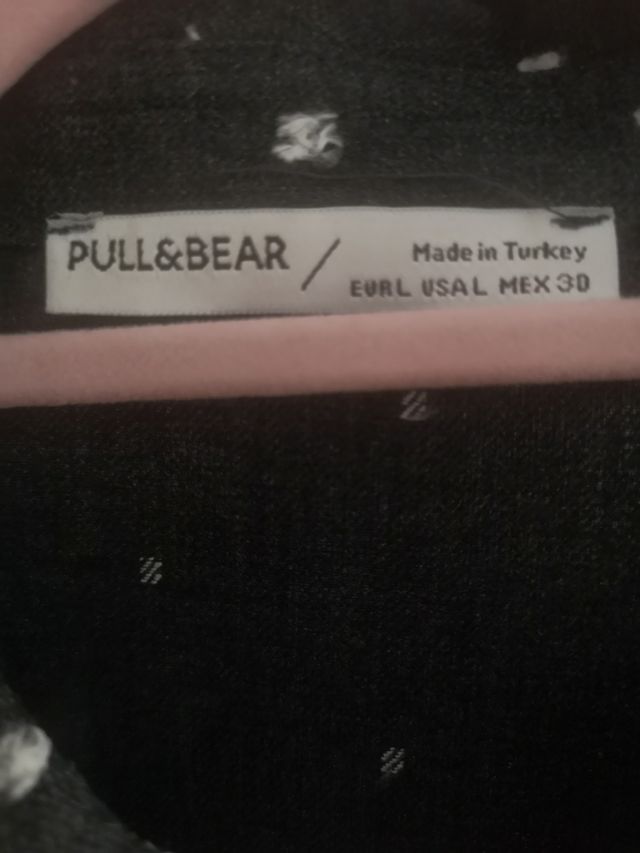 Vestido Pull&Bear negro - Talla L