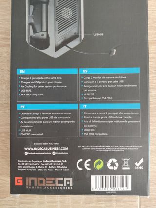 Soporte vertical PS4 Pro GINDECA