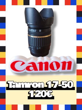 Objetivo Tamron 17-50mm Canon