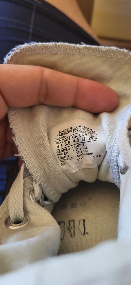 Converse azules mujer - talla 37