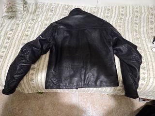 Giacca pelle moto vintage