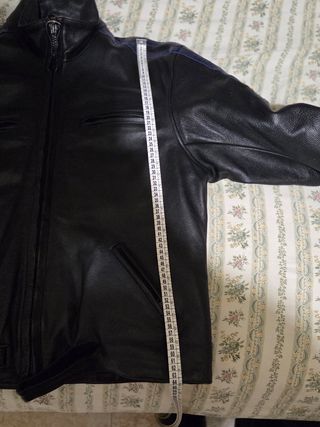 Giacca pelle moto vintage
