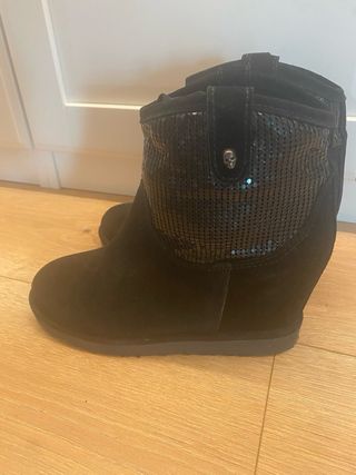 Botines negros piel - nuevos