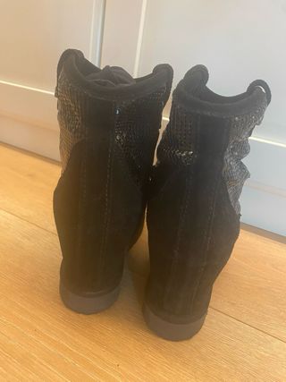 Botines negros piel - nuevos