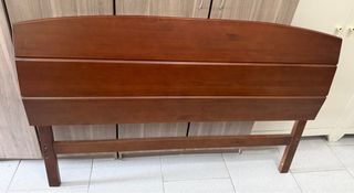 Cabecero cama madera marrón