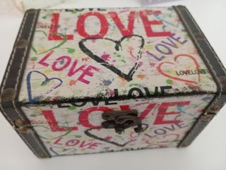Caja Decorativa Corazón - Multicolor