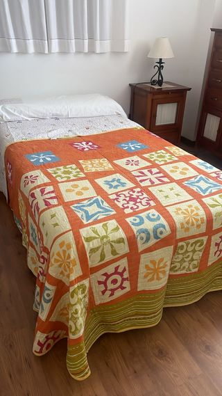 Colcha reversible juvenil - multicolor